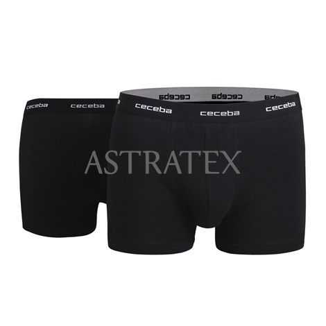 2 pack pnskch boxerek CECEBA Jubilee Black - Boxerky, Pnsk prdlo,  Boxerky,  Jednobarevn boxerky