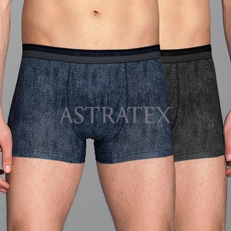 2pack pnskch boxerek EB 1600 jeans - , Pnsk prdlo,  Boxerky