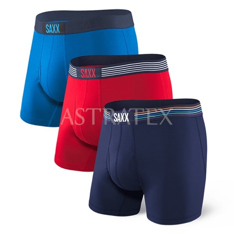 3 pack pnskch boxerek SAXX Ultra Colour - Boxerky, Pnsk prdlo,  Boxerky,  Vcebarevn boxerky