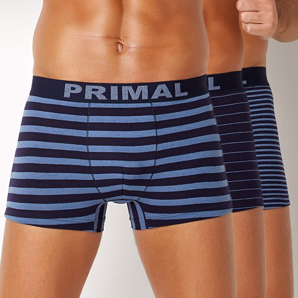 3pack pnskch boxerek Primal 119 - Pnsk prdlo, Pnsk prdlo,  Boxerky,  Vcebarevn boxerky