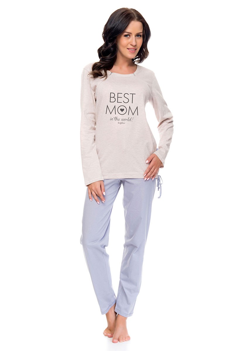 Dmsk bavlnn pyamo Best Mom - Koilky a non prdlo, Dmsk spodn prdlo,  upany a pyama,  Pyama