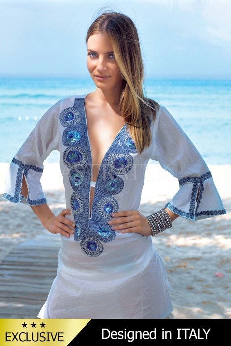 Luxusní italské plážové šaty 5131KH - Šaty a sukně, Oblečení a doplňky,  Šaty a sukně