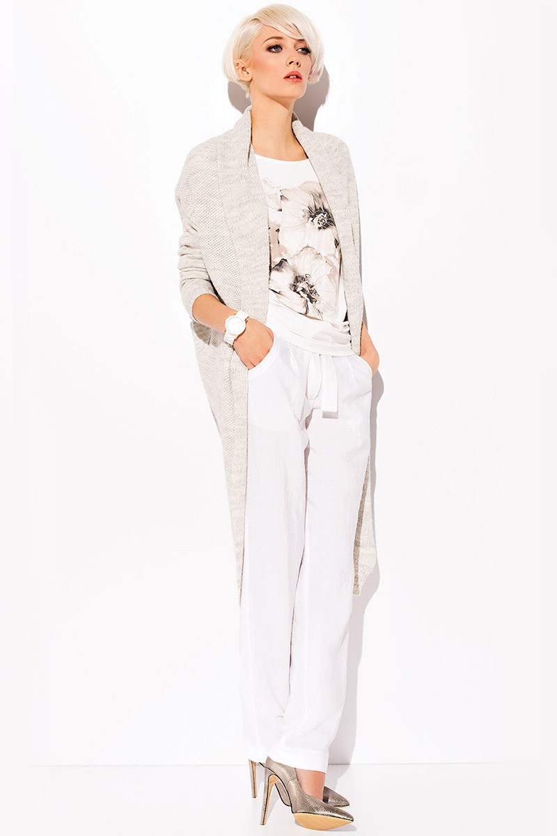 Luxusní svetr Lidia Ecru - Trička, tílka, tuniky, svetry, Dámské spodní prádlo,  Plnější tvary,  Ostatní