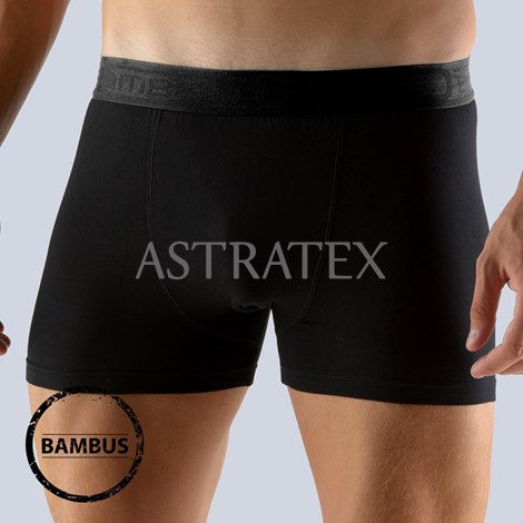 Pnsk boxerky GINO Bamboo ern - Boxerky, Pnsk prdlo,  Boxerky,  Jednobarevn boxerky