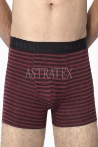 Pánské boxerky ROSSLI Stripes Red